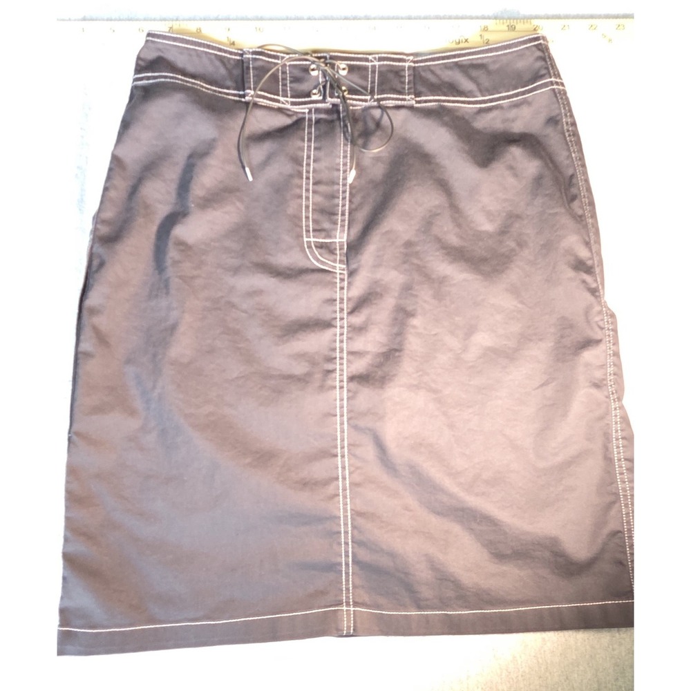 Etcetera Pencil Knee Length Skirt Size 8 Black
